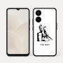 כיסוי בעיצוב אישי עם השם שלך לדגם - Realme 15x 5G בעיצוב קאוגירל