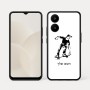 כיסוי בעיצוב אישי עם השם שלך לדגם - Realme 15x 5G בעיצוב ילד סקייטבורד