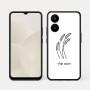 כיסוי בעיצוב אישי עם השם שלך לדגם - Realme 15x 5G בעיצוב חיטה גלית זהב