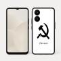 כיסוי בעיצוב אישי עם השם שלך לדגם - Realme 15x 5G בעיצוב פטיש ומגל