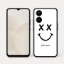 כיסוי בעיצוב אישי עם השם שלך לדגם - Realme 15x 5G בעיצוב סמיילי