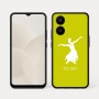 כיסוי בעיצוב אישי עם השם שלך לדגם - Realme 15x 5G בעיצוב בלרינה