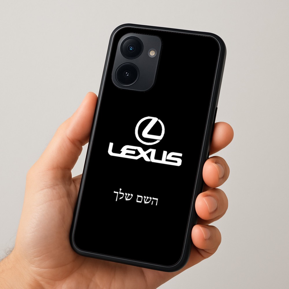 כיסוי בעיצוב אישי עם השם שלך לדגם - Realme 15x 5G בעיצוב לקסוס