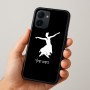 כיסוי בעיצוב אישי עם השם שלך לדגם - Realme 15x 5G בעיצוב בלרינה