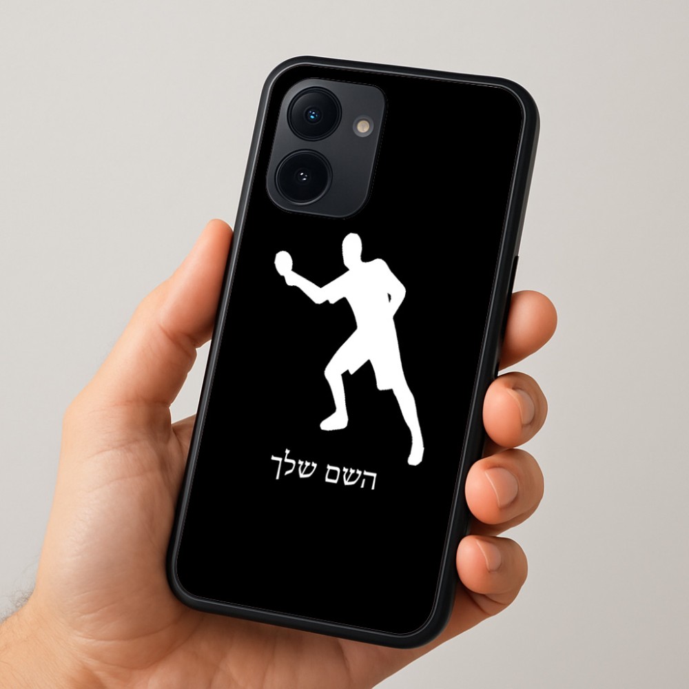 כיסוי בעיצוב אישי עם השם שלך לדגם - Realme 15x 5G בעיצוב שחקן פינג פונג