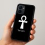 כיסוי בעיצוב אישי עם השם שלך לדגם - Realme 15x 5G בעיצוב אנק - מפתח החיים המצרי