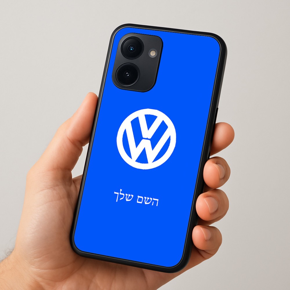 כיסוי בעיצוב אישי עם השם שלך לדגם - Realme 15x 5G בעיצוב פולקסווגן