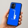 כיסוי בעיצוב אישי עם השם שלך לדגם - Realme 15x 5G בעיצוב סקסופון