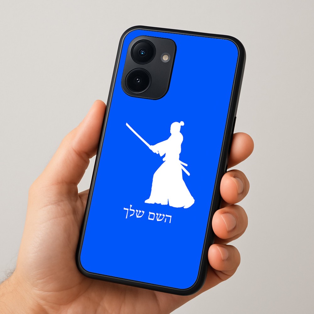 כיסוי בעיצוב אישי עם השם שלך לדגם - Realme 15x 5G בעיצוב סמוראי
