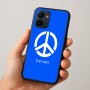 כיסוי בעיצוב אישי עם השם שלך לדגם - Realme 15x 5G בעיצוב סמל השלום