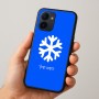 כיסוי בעיצוב אישי עם השם שלך לדגם - Realme 15x 5G בעיצוב שלג