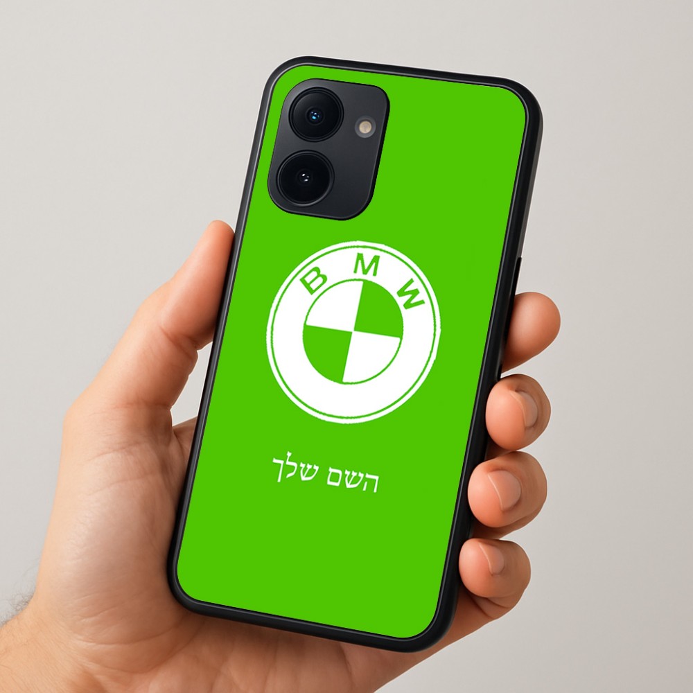 כיסוי בעיצוב אישי עם השם שלך לדגם - Realme 15x 5G בעיצוב ב.מ.וו