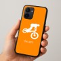 כיסוי בעיצוב אישי עם השם שלך לדגם - Realme 15x 5G בעיצוב רוכב אופניים