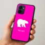 כיסוי בעיצוב אישי עם השם שלך לדגם - Realme 15x 5G בעיצוב דוב