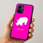 כיסוי בעיצוב אישי עם השם שלך לדגם - Realme 15x 5G בעיצוב קרנף