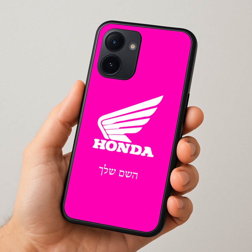 כיסוי בעיצוב אישי עם השם שלך לדגם - Realme 15x 5G בעיצוב הונדה