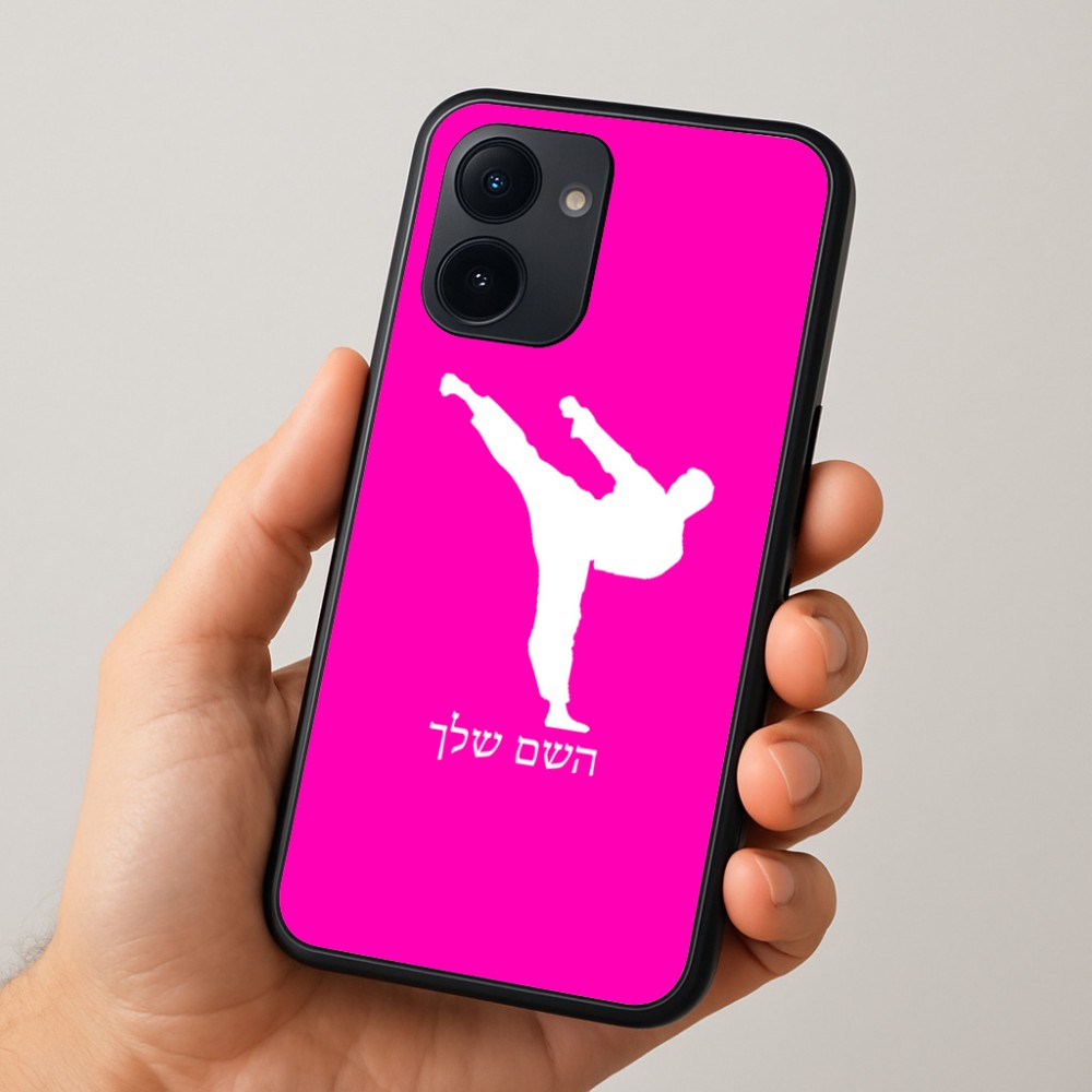 כיסוי בעיצוב אישי עם השם שלך לדגם - Realme 15x 5G בעיצוב קרטה
