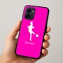 כיסוי בעיצוב אישי עם השם שלך לדגם - Realme 15x 5G בעיצוב שחקנית כדורגל - אישה