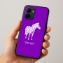 כיסוי בעיצוב אישי עם השם שלך לדגם - Realme 15x 5G בעיצוב זברה