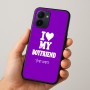 כיסוי בעיצוב אישי עם השם שלך לדגם - Realme 15x 5G בעיצוב אוהבת את החבר שלי