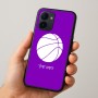 כיסוי בעיצוב אישי עם השם שלך לדגם - Realme 15x 5G בעיצוב כדורסל