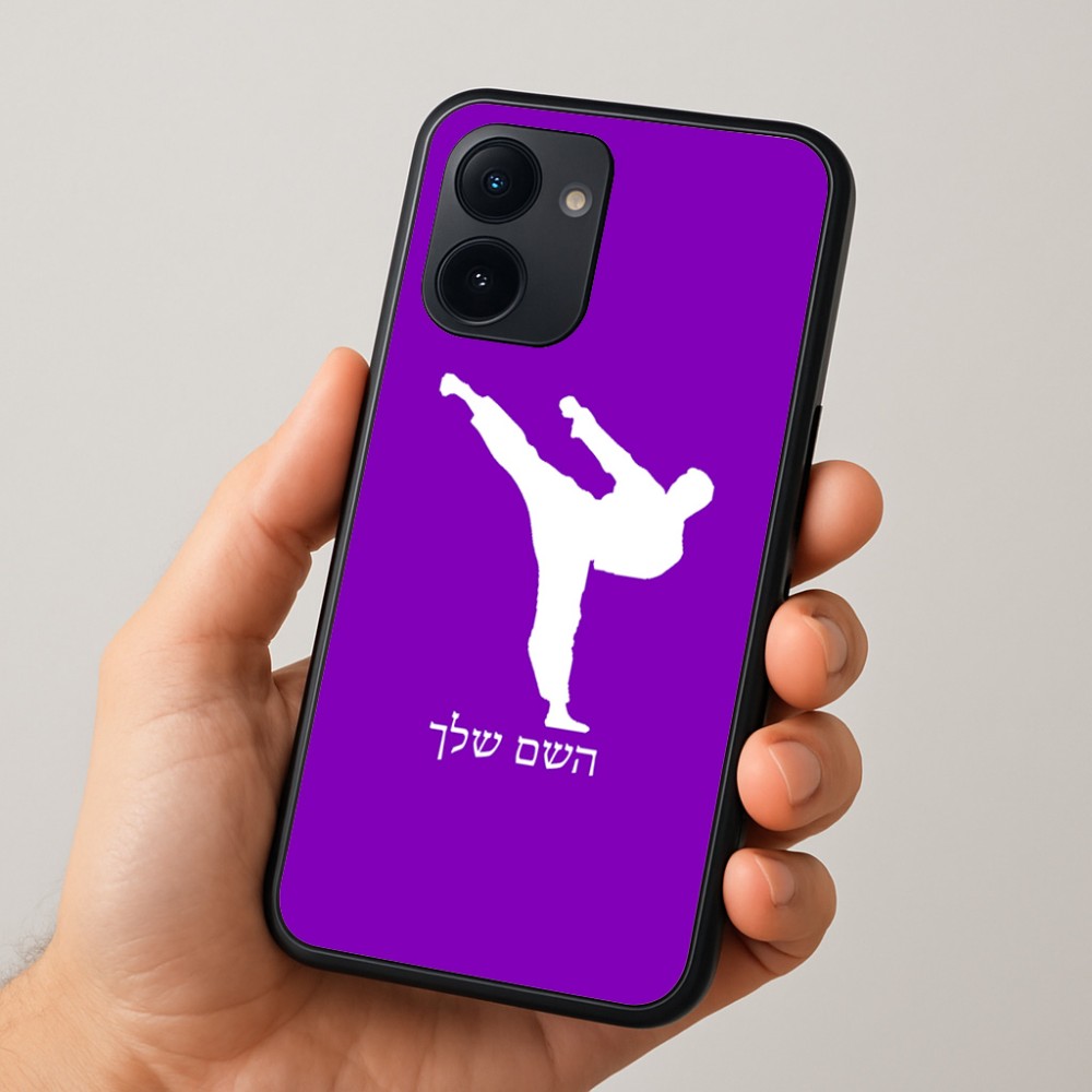 כיסוי בעיצוב אישי עם השם שלך לדגם - Realme 15x 5G בעיצוב קרטה