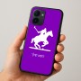כיסוי בעיצוב אישי עם השם שלך לדגם - Realme 15x 5G בעיצוב שחקן פולו - סוס