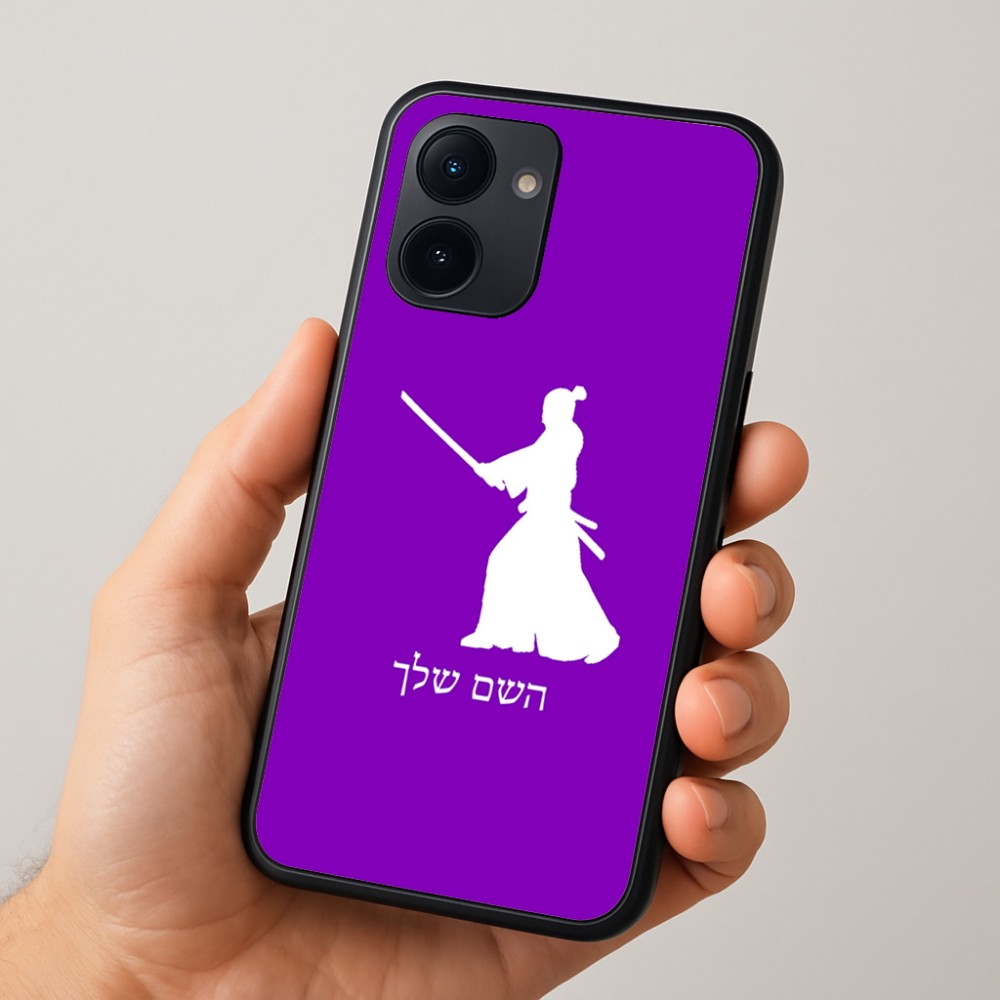 כיסוי בעיצוב אישי עם השם שלך לדגם - Realme 15x 5G בעיצוב סמוראי