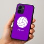 כיסוי בעיצוב אישי עם השם שלך לדגם - Realme 15x 5G בעיצוב כדור כדורעף