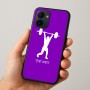 כיסוי בעיצוב אישי עם השם שלך לדגם - Realme 15x 5G בעיצוב הרמת משקולות