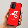 כיסוי בעיצוב אישי עם השם שלך לדגם - Realme 15x 5G בעיצוב רוכב אופניים