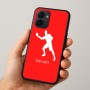 כיסוי בעיצוב אישי עם השם שלך לדגם - Realme 15x 5G בעיצוב שחקן פינג פונג