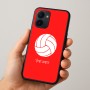 כיסוי בעיצוב אישי עם השם שלך לדגם - Realme 15x 5G בעיצוב כדור כדורעף
