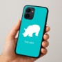 כיסוי בעיצוב אישי עם השם שלך לדגם - Realme 15x 5G בעיצוב קרנף