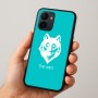 כיסוי בעיצוב אישי עם השם שלך לדגם - Realme 15x 5G בעיצוב זאב