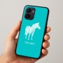 כיסוי בעיצוב אישי עם השם שלך לדגם - Realme 15x 5G בעיצוב זברה