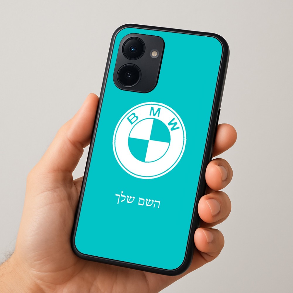 כיסוי בעיצוב אישי עם השם שלך לדגם - Realme 15x 5G בעיצוב ב.מ.וו