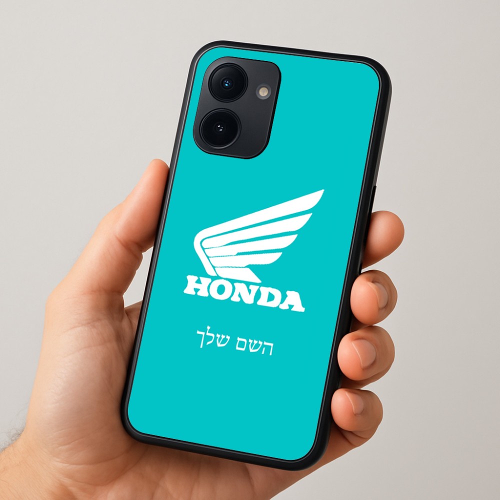 כיסוי בעיצוב אישי עם השם שלך לדגם - Realme 15x 5G בעיצוב הונדה