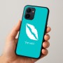 כיסוי בעיצוב אישי עם השם שלך לדגם - Realme 15x 5G בעיצוב שפתיים - נשיקה