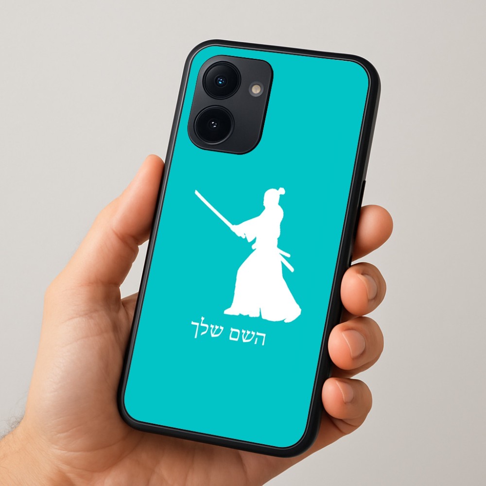 כיסוי בעיצוב אישי עם השם שלך לדגם - Realme 15x 5G בעיצוב סמוראי