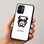 כיסוי בעיצוב אישי עם השם שלך לדגם - Realme 15x 5G בעיצוב פרצוף בולדוג