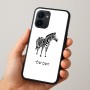 כיסוי בעיצוב אישי עם השם שלך לדגם - Realme 15x 5G בעיצוב זברה