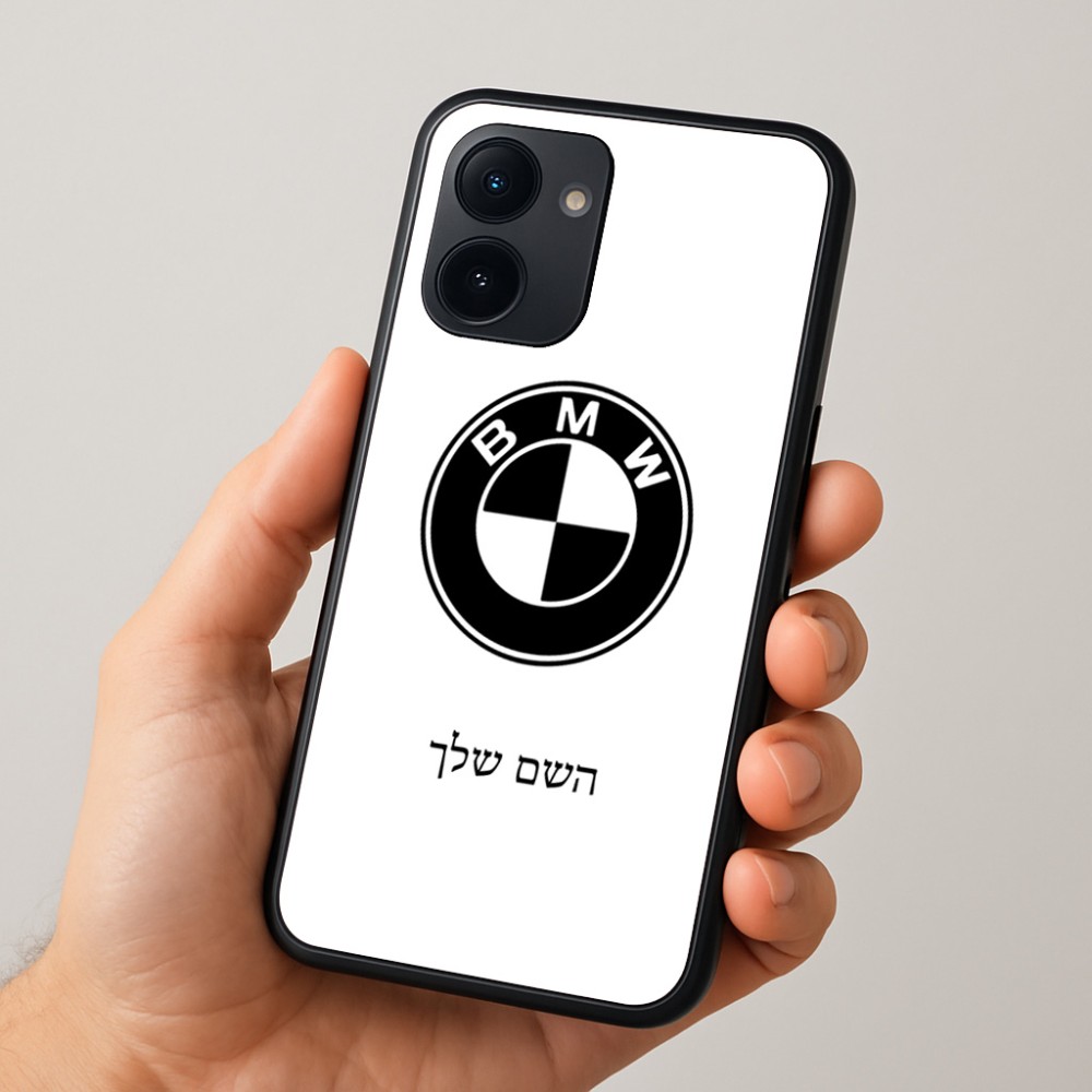 כיסוי בעיצוב אישי עם השם שלך לדגם - Realme 15x 5G בעיצוב ב.מ.וו