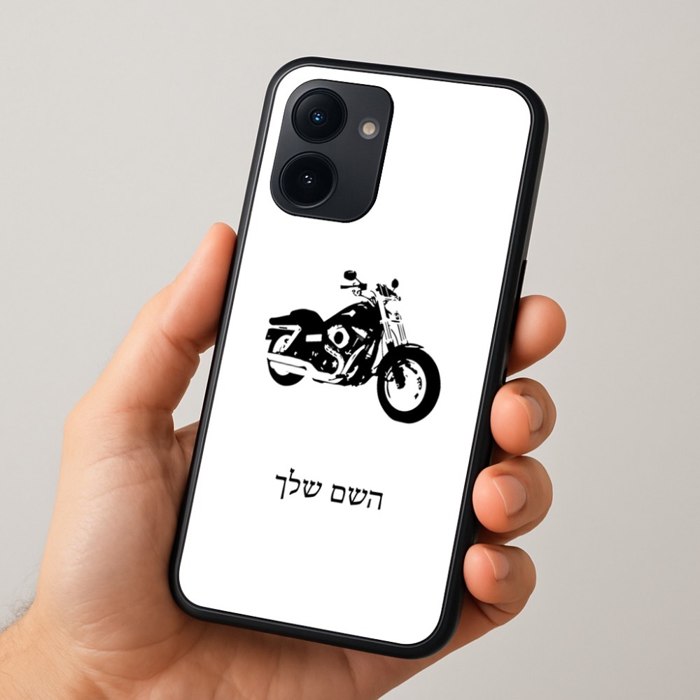 כיסוי בעיצוב אישי עם השם שלך לדגם - Realme 15x 5G בעיצוב הארלי-דיווידסון