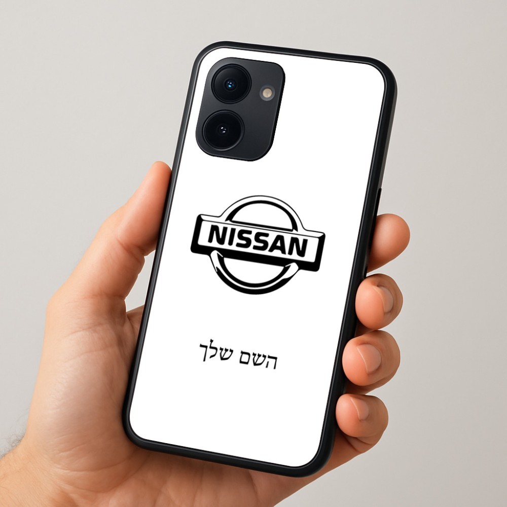 כיסוי בעיצוב אישי עם השם שלך לדגם - Realme 15x 5G בעיצוב ניסאן