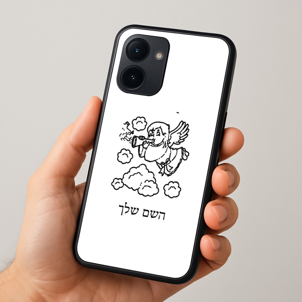 כיסוי בעיצוב אישי עם השם שלך לדגם - Realme 15x 5G בעיצוב מחזמר אנג'ל 2