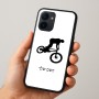 כיסוי בעיצוב אישי עם השם שלך לדגם - Realme 15x 5G בעיצוב רוכב אופניים