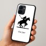 כיסוי בעיצוב אישי עם השם שלך לדגם - Realme 15x 5G בעיצוב שחקן פולו - סוס
