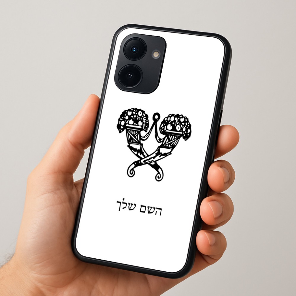 כיסוי בעיצוב אישי עם השם שלך לדגם - Realme 15x 5G בעיצוב פרחי קרן