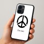 כיסוי בעיצוב אישי עם השם שלך לדגם - Realme 15x 5G בעיצוב סמל השלום